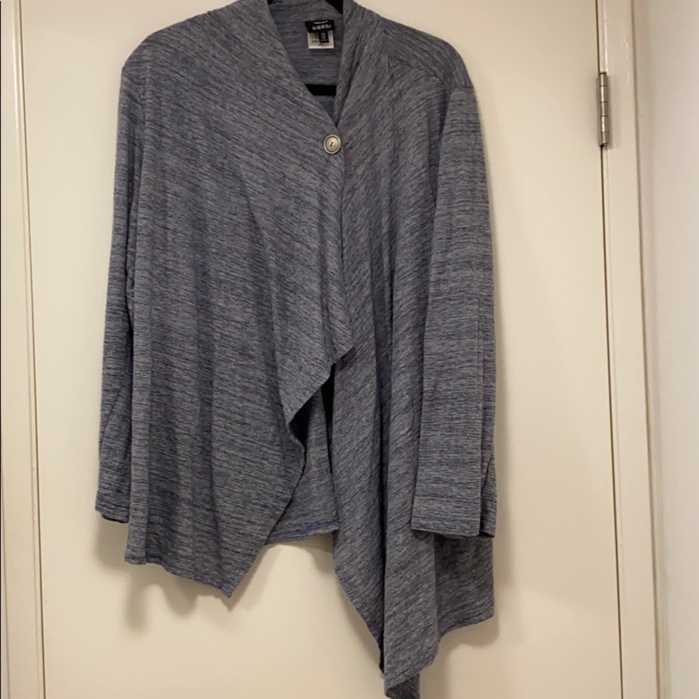 Bobeau light blue - never worn - cardigan